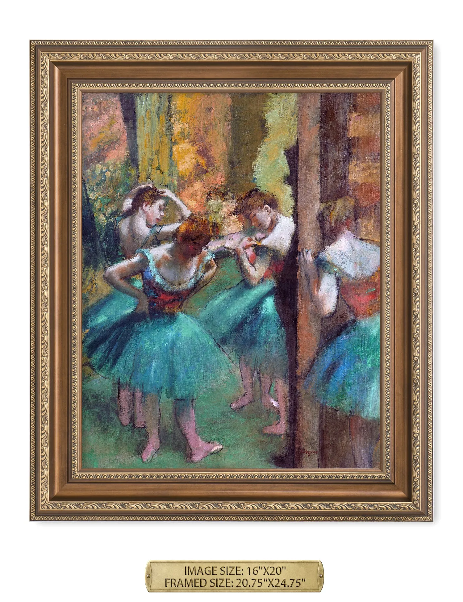 Dancers, Pink and Green by Edgar Degas.