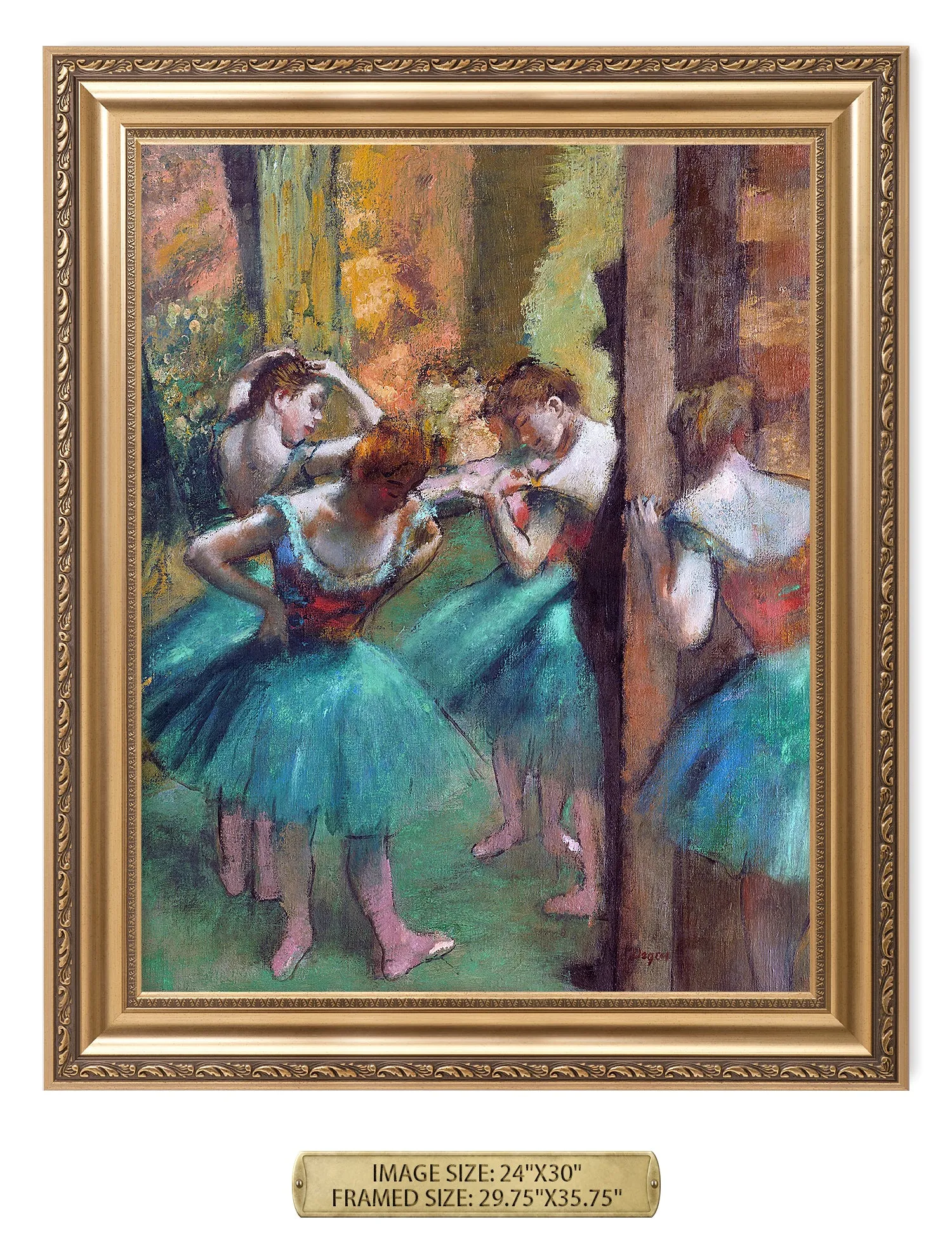 Dancers, Pink and Green by Edgar Degas.