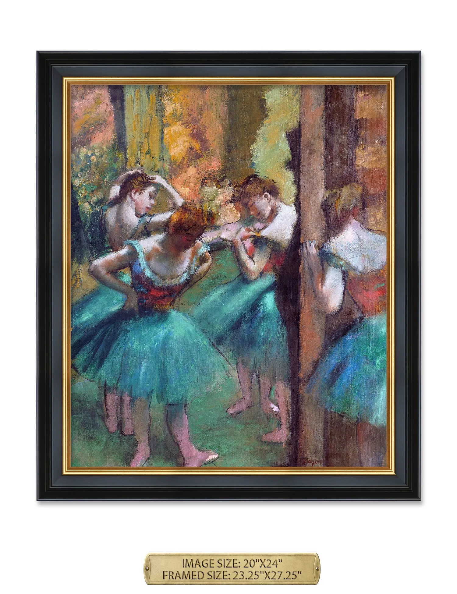 Dancers, Pink and Green by Edgar Degas.