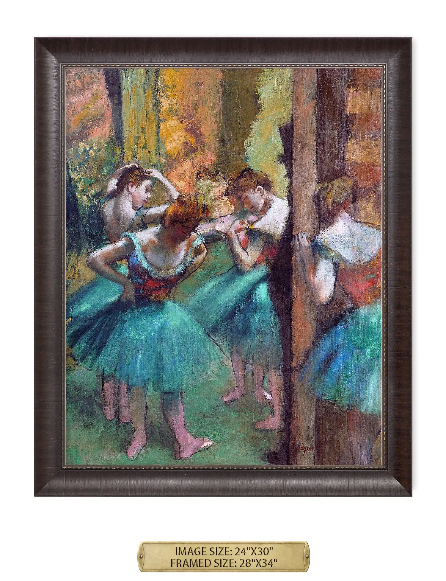 Dancers, Pink and Green by Edgar Degas.