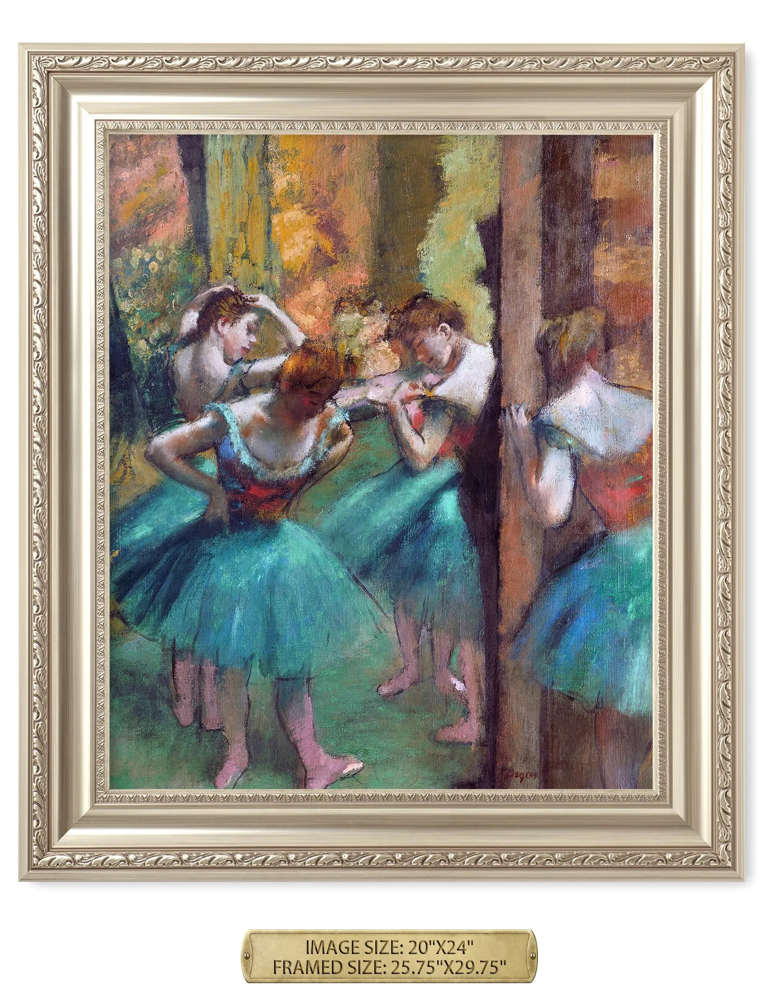 Dancers, Pink and Green by Edgar Degas.