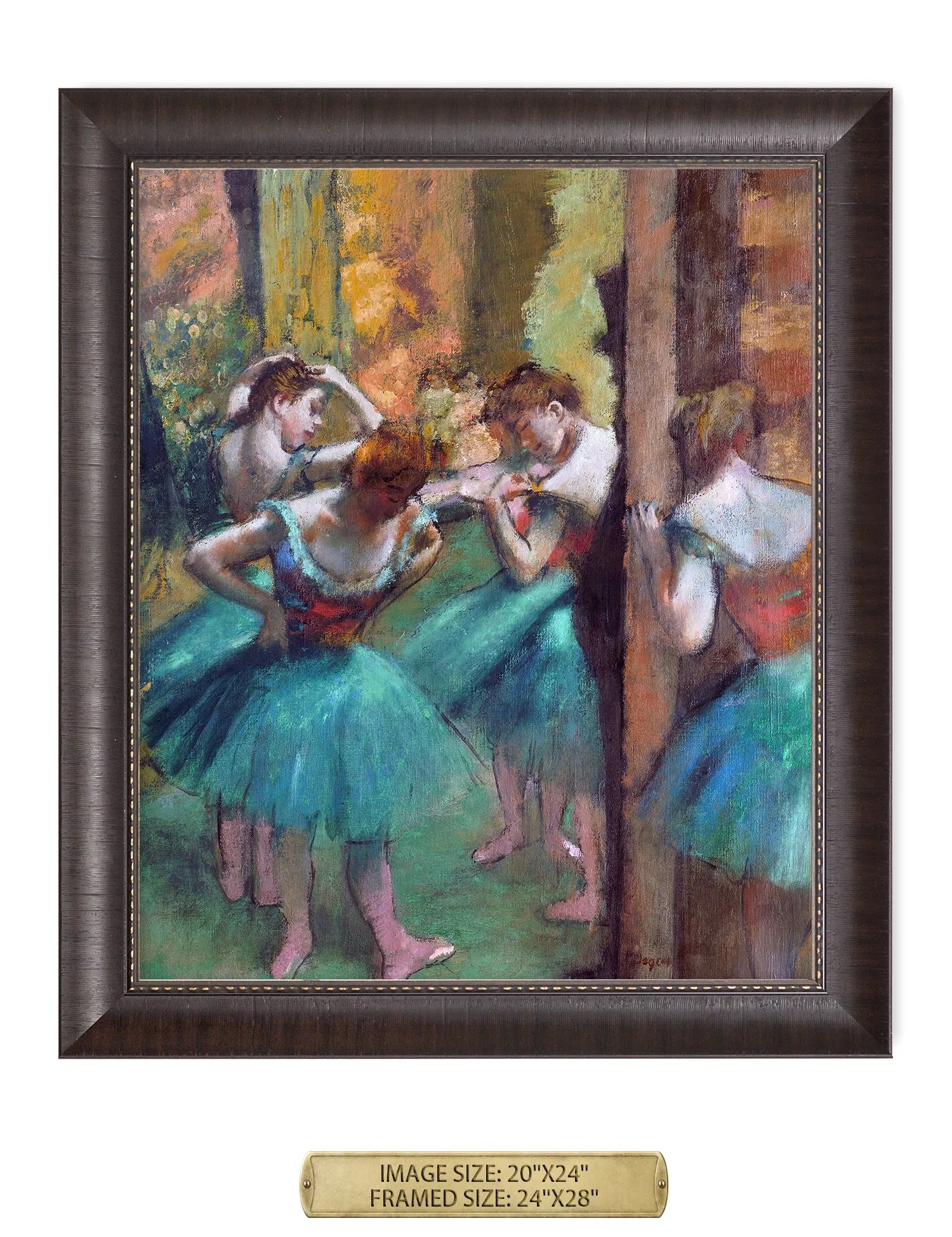 Dancers, Pink and Green by Edgar Degas.