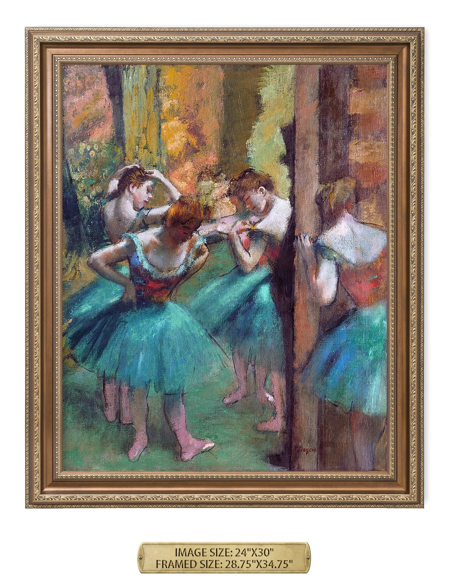 Dancers, Pink and Green by Edgar Degas.