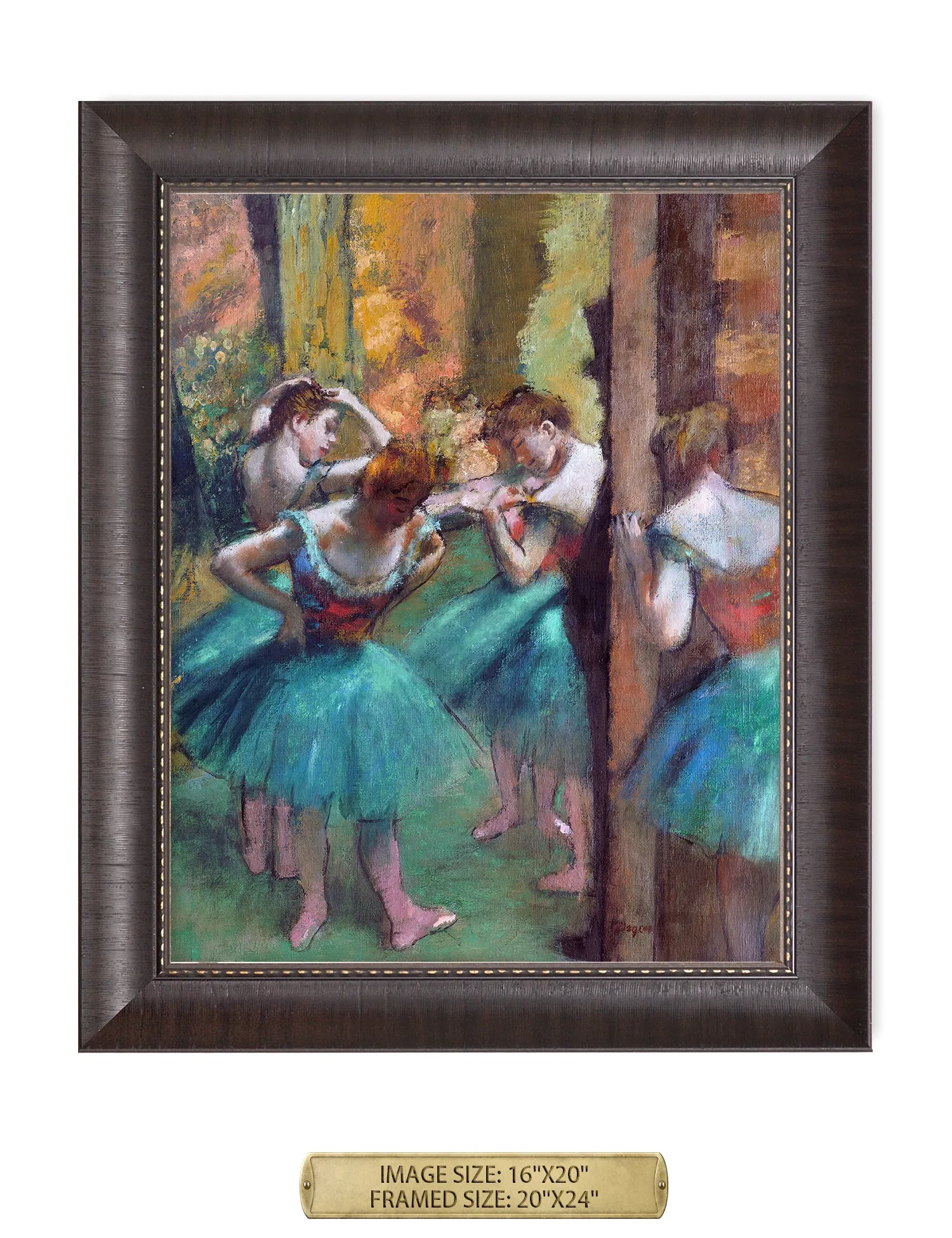 Dancers, Pink and Green by Edgar Degas.