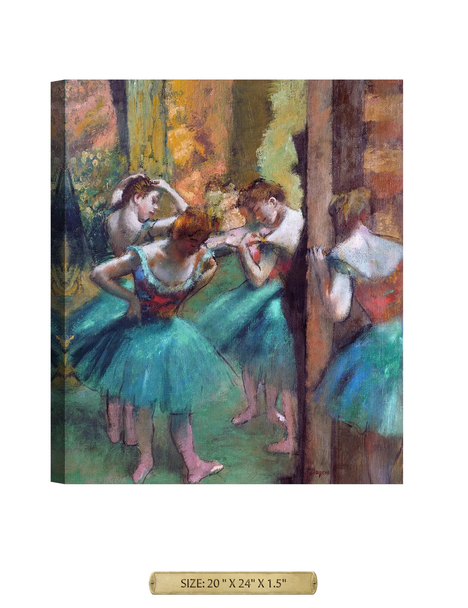 Dancers, Pink and Green by Edgar Degas.