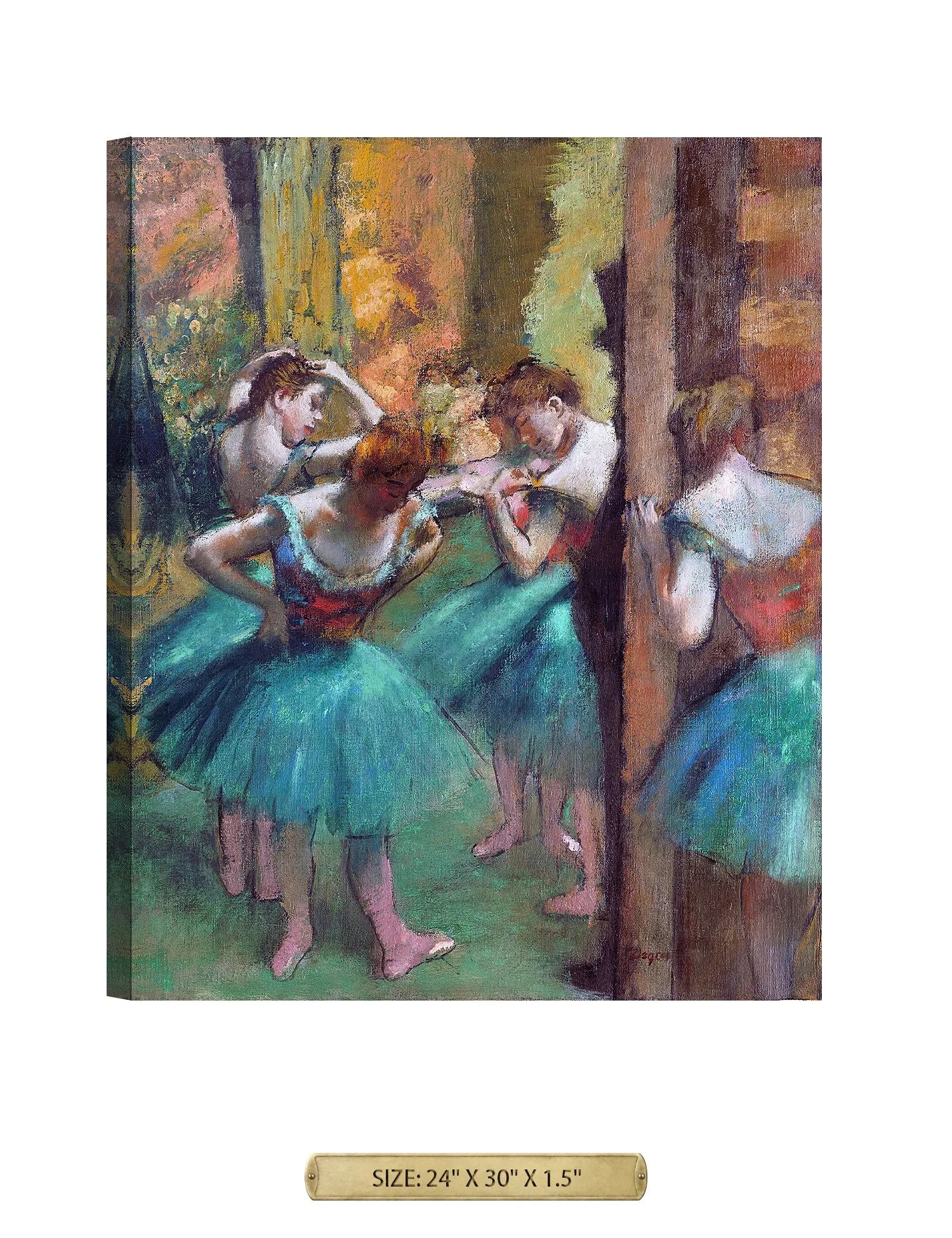 Dancers, Pink and Green by Edgar Degas.