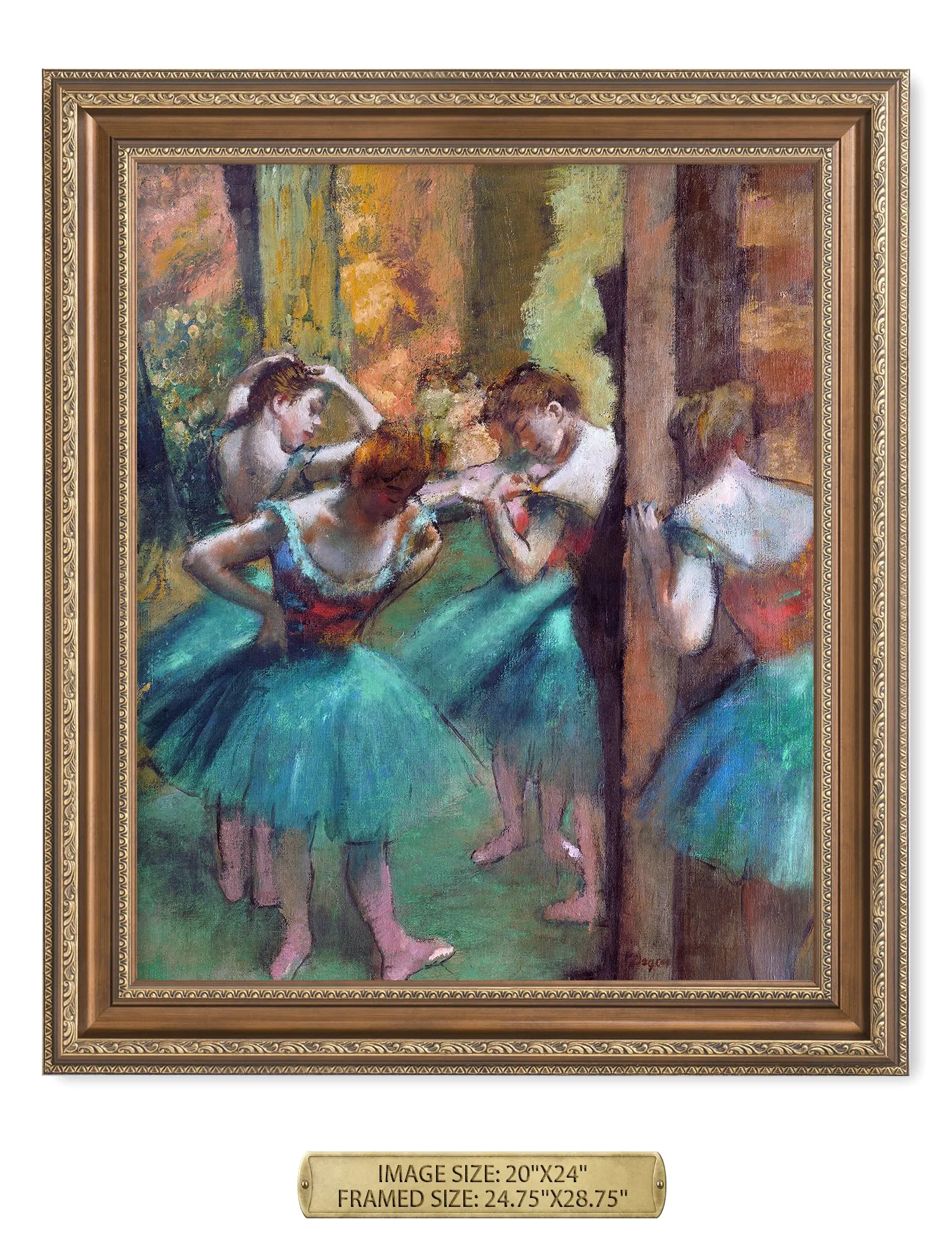 Dancers, Pink and Green by Edgar Degas.