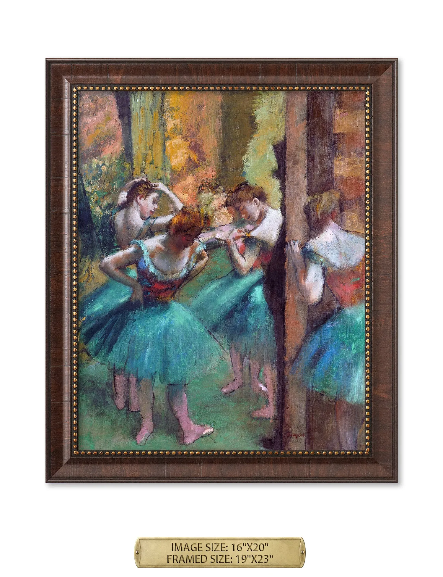 Dancers, Pink and Green by Edgar Degas.