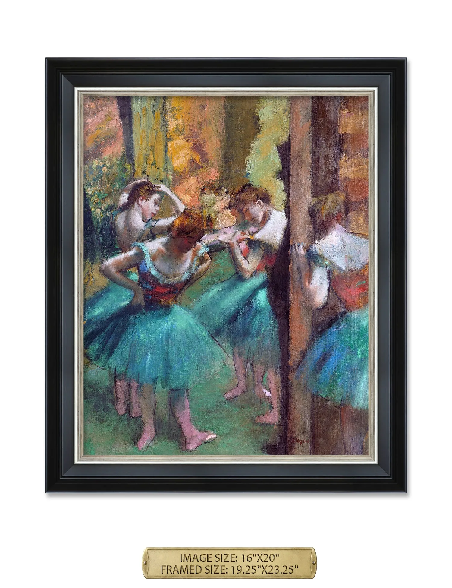 Dancers, Pink and Green by Edgar Degas.