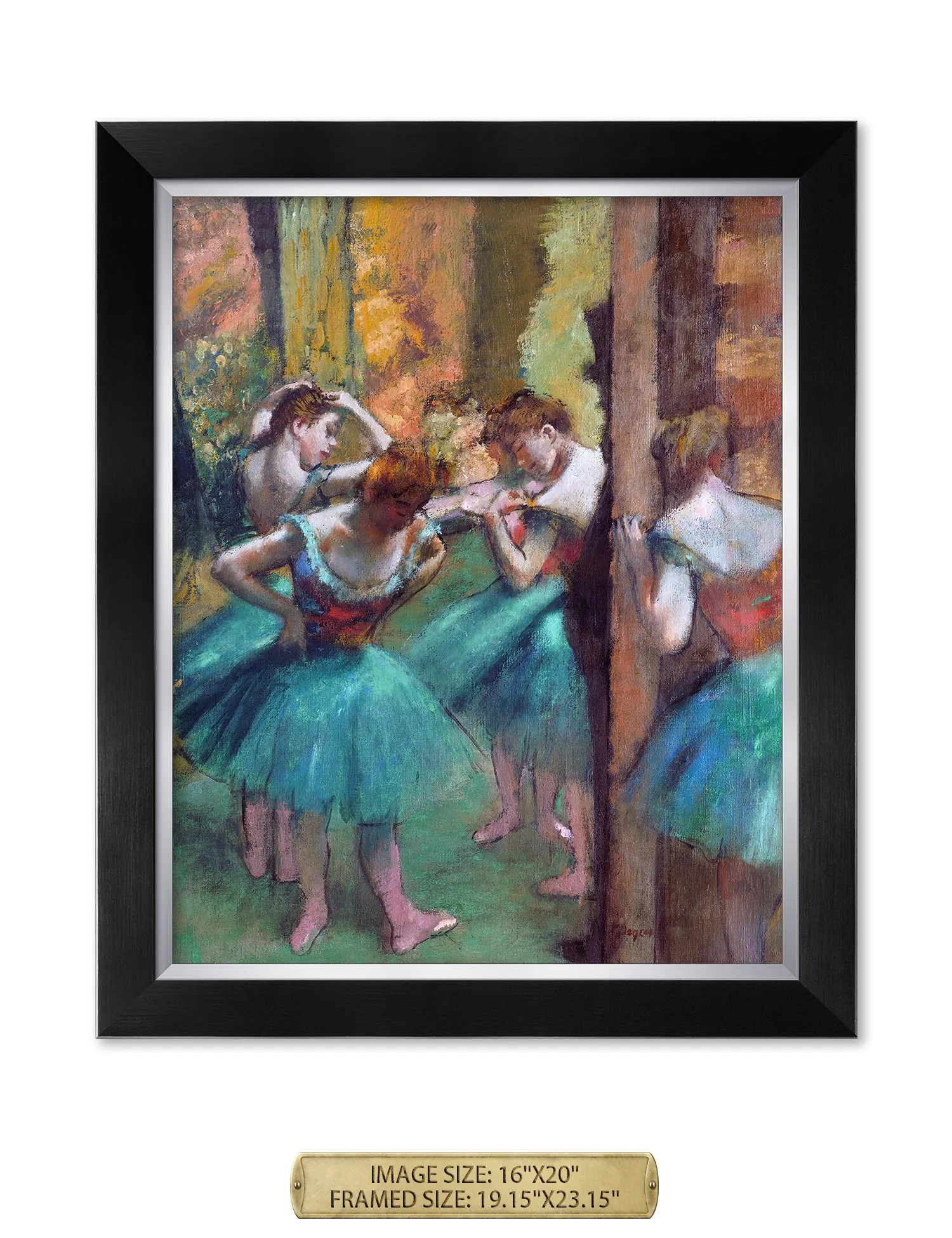 Dancers, Pink and Green by Edgar Degas.