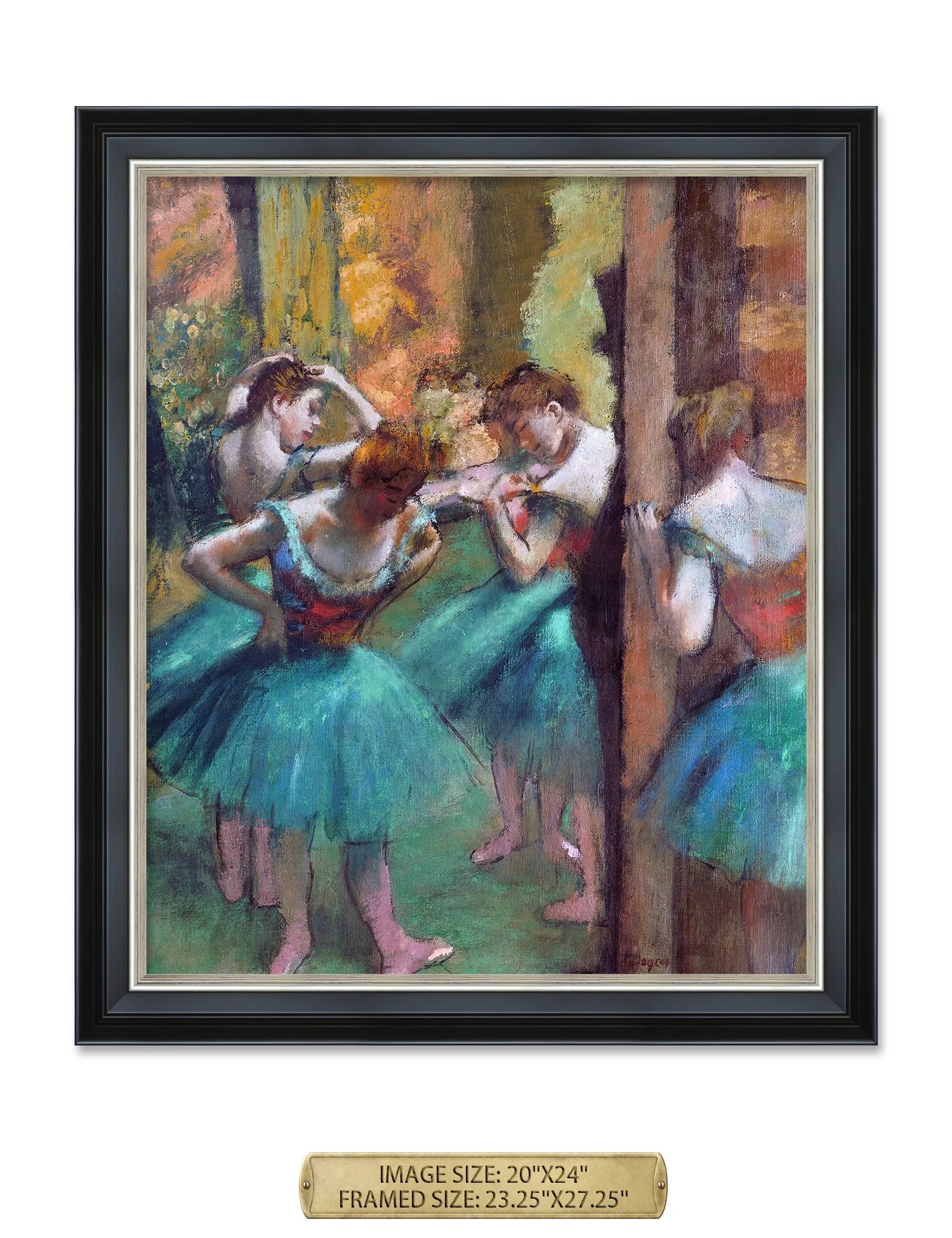 Dancers, Pink and Green by Edgar Degas.