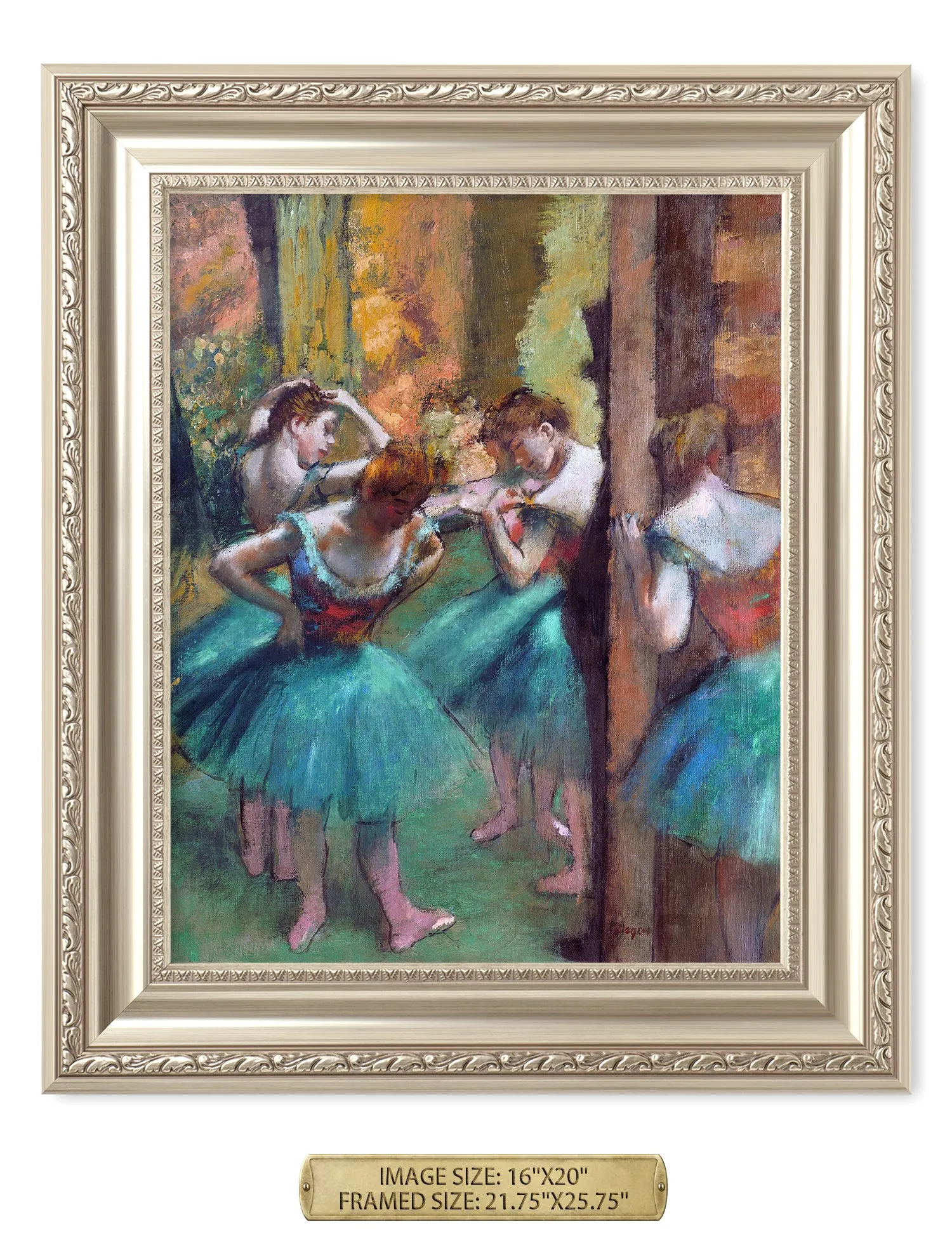 Dancers, Pink and Green by Edgar Degas.