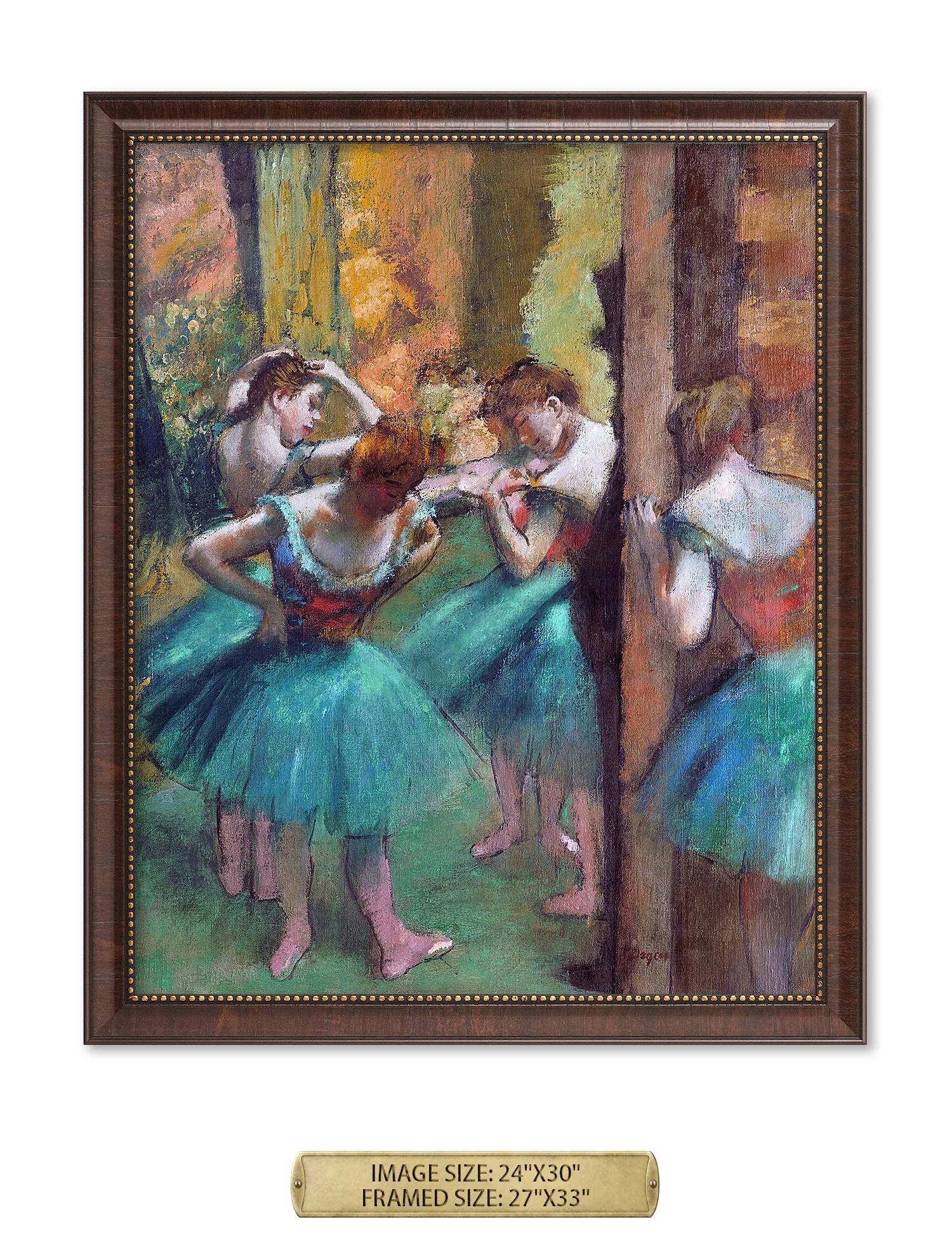 Dancers, Pink and Green by Edgar Degas.