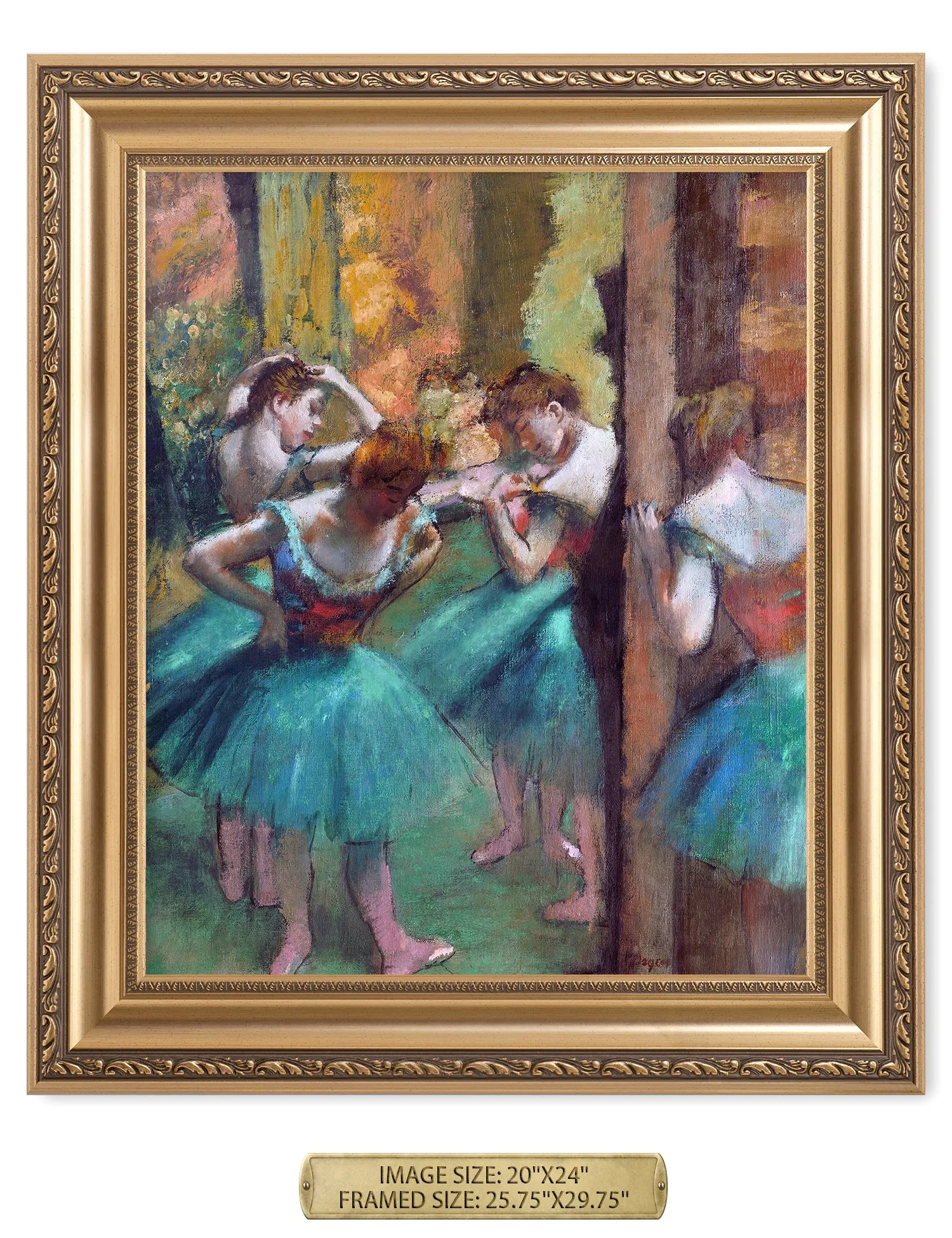 Dancers, Pink and Green by Edgar Degas.