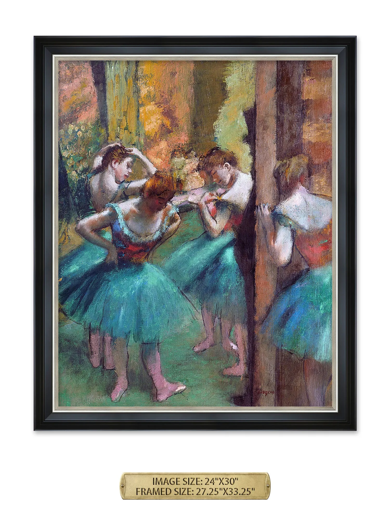 Dancers, Pink and Green by Edgar Degas.