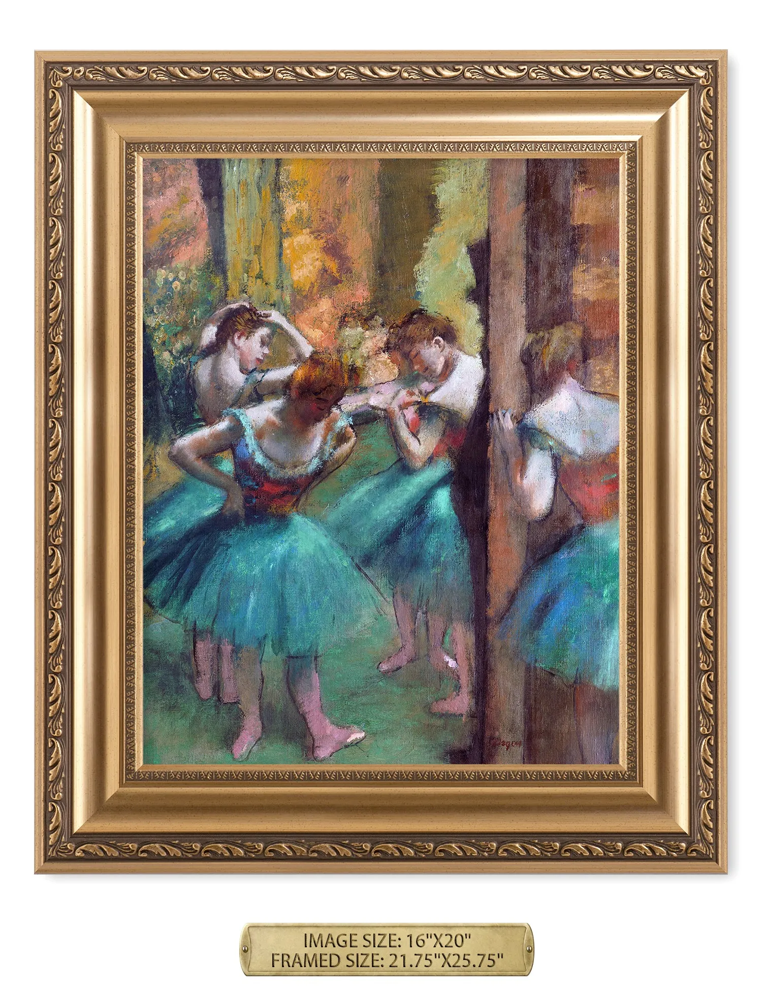 Dancers, Pink and Green by Edgar Degas.