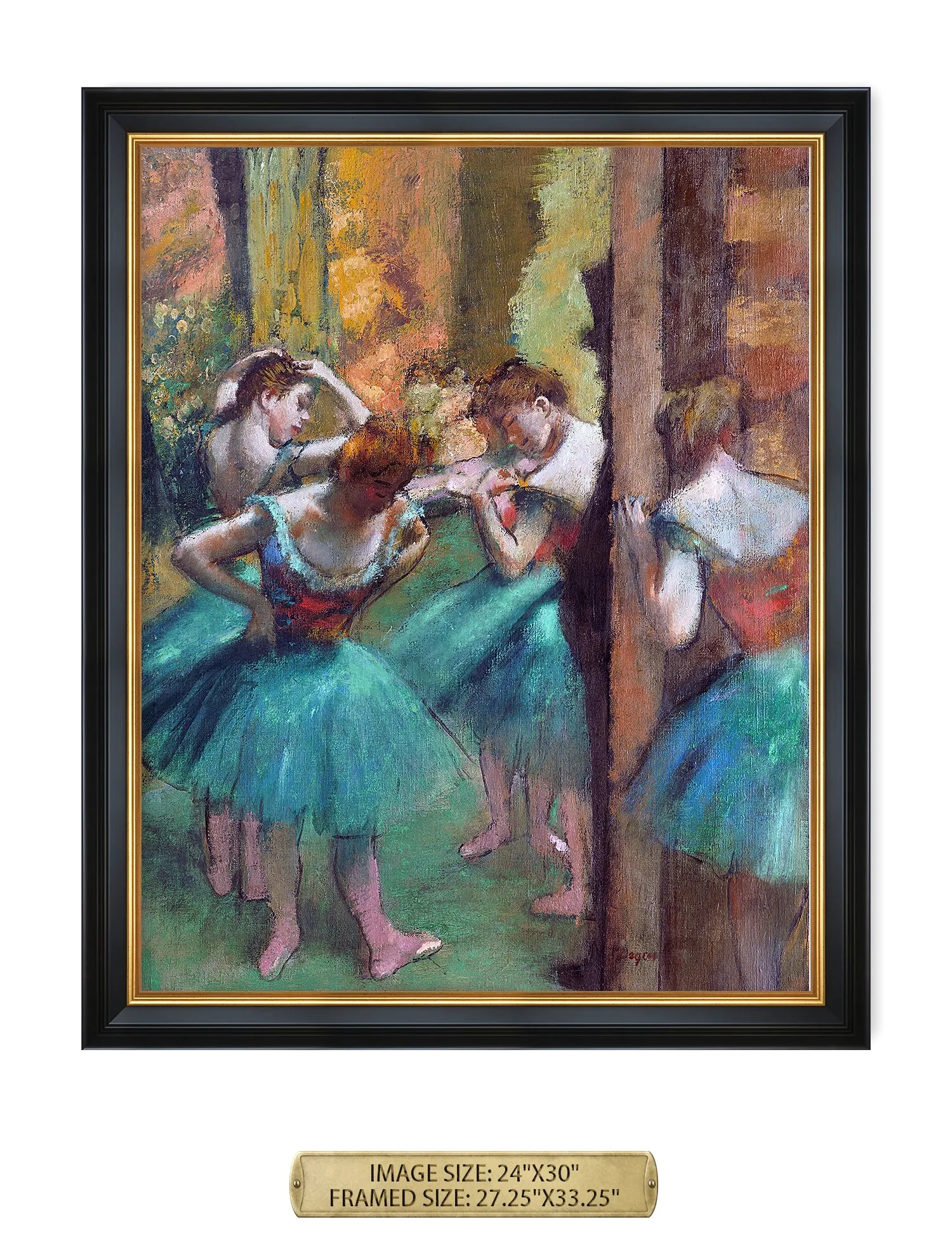 Dancers, Pink and Green by Edgar Degas.