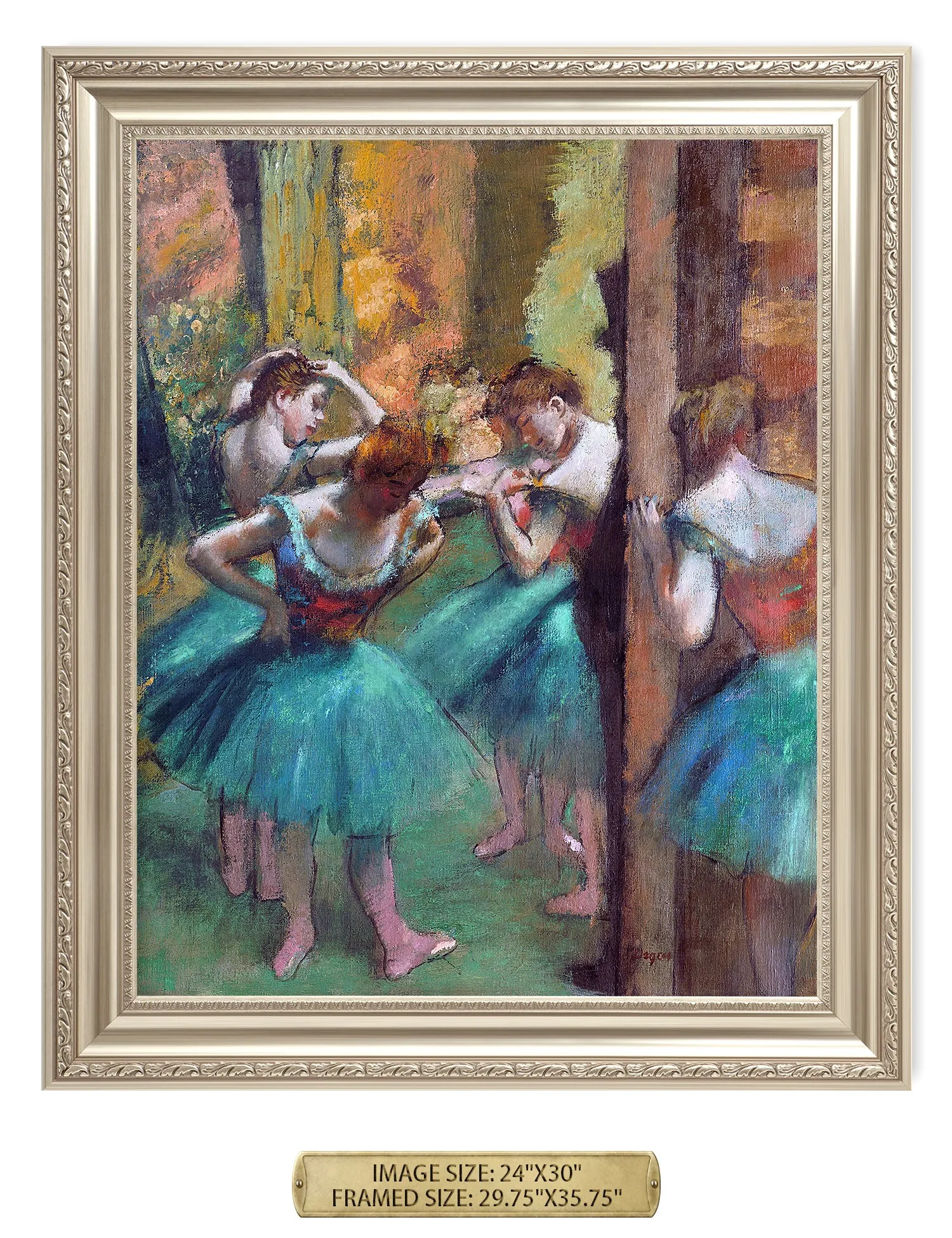 Dancers, Pink and Green by Edgar Degas.