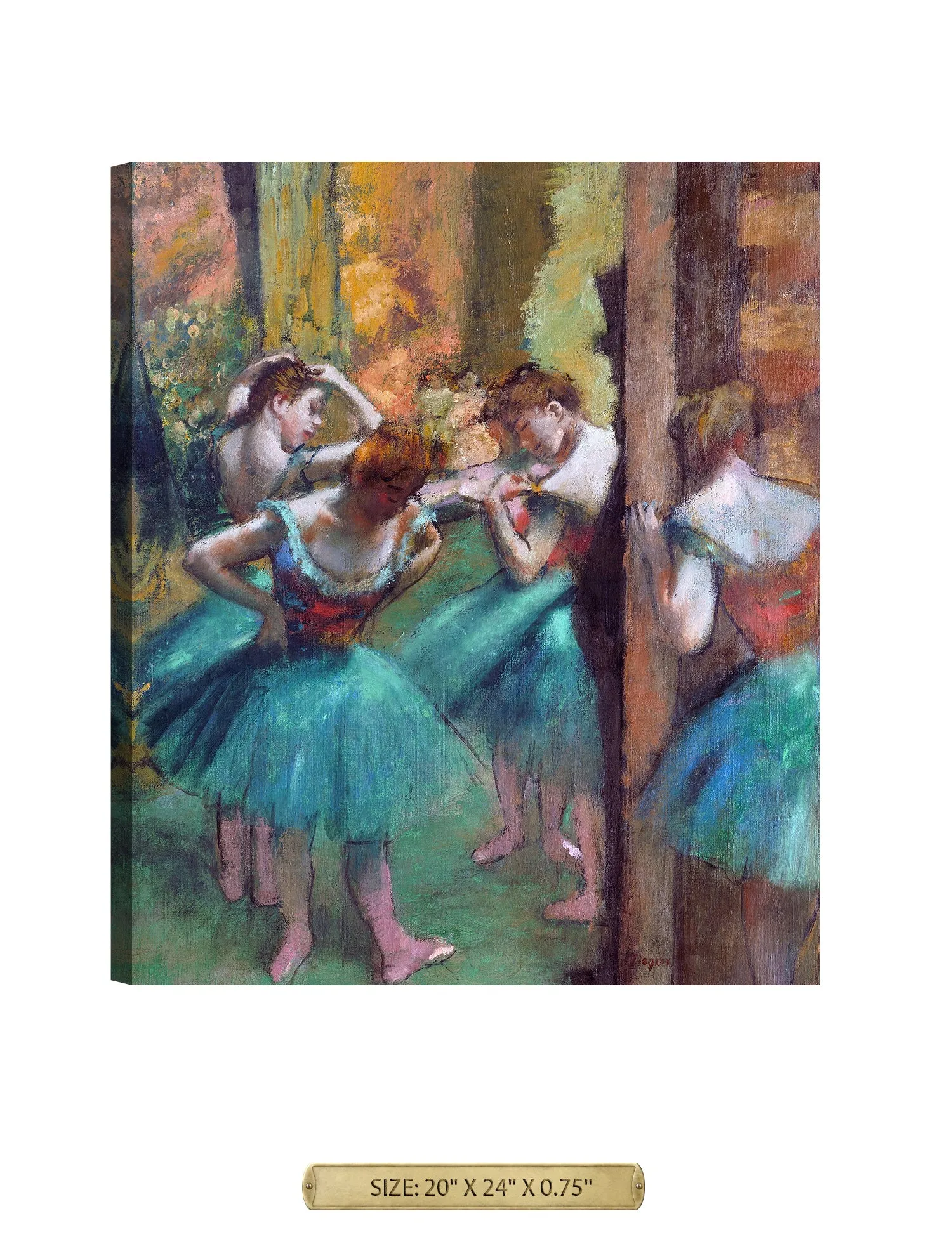 Dancers, Pink and Green by Edgar Degas.