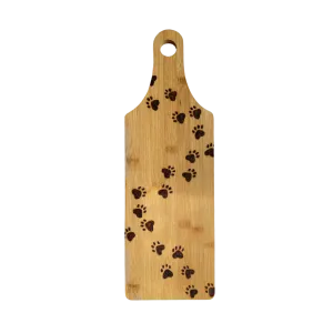 Decorative Wooden Cutting Board: Paw Prints