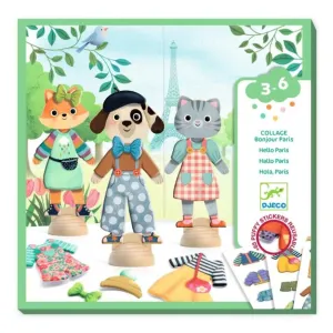 Djeco Collages Kit - Bonjour Paris