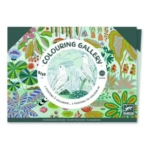 Djeco Colouring Gallery Kit - Wilderness