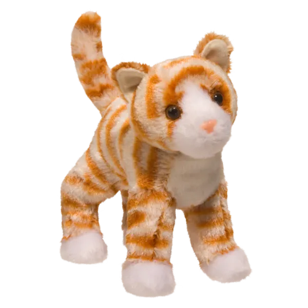 Douglas Hally Orange Striped Cat 8"