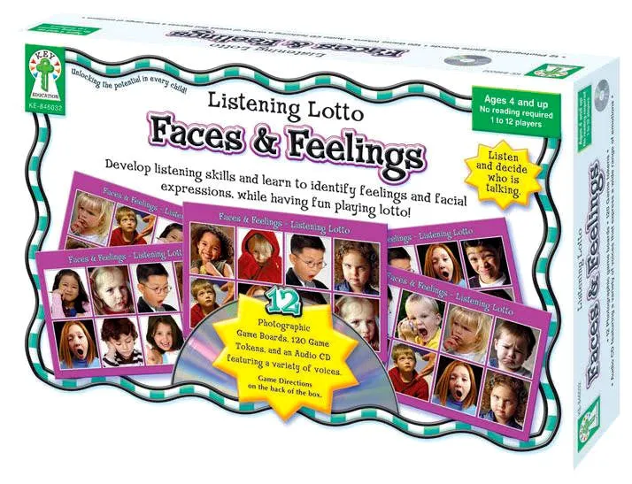 Faces & Feelings Listening Lotto