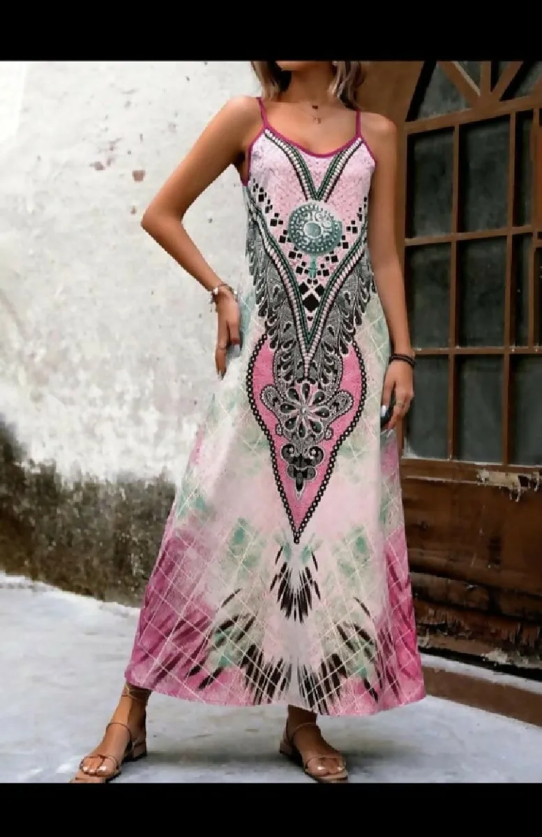 Fashion Beauty Style 7 Boho Style Dress With Cardigan