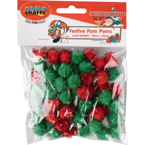 Festive Pom Pom Metallic Small