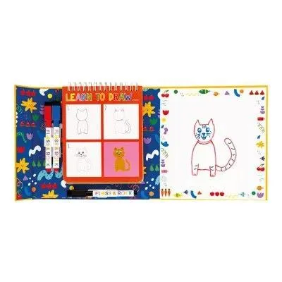 Floss & Rock Learn To Draw Kit - Pets