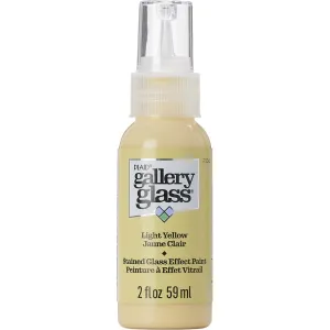 FolkArt Gallery Glass Paint 2oz - Light Yellow