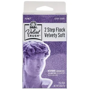 FolkArt Velvet Crush Flocking Kit - Grape