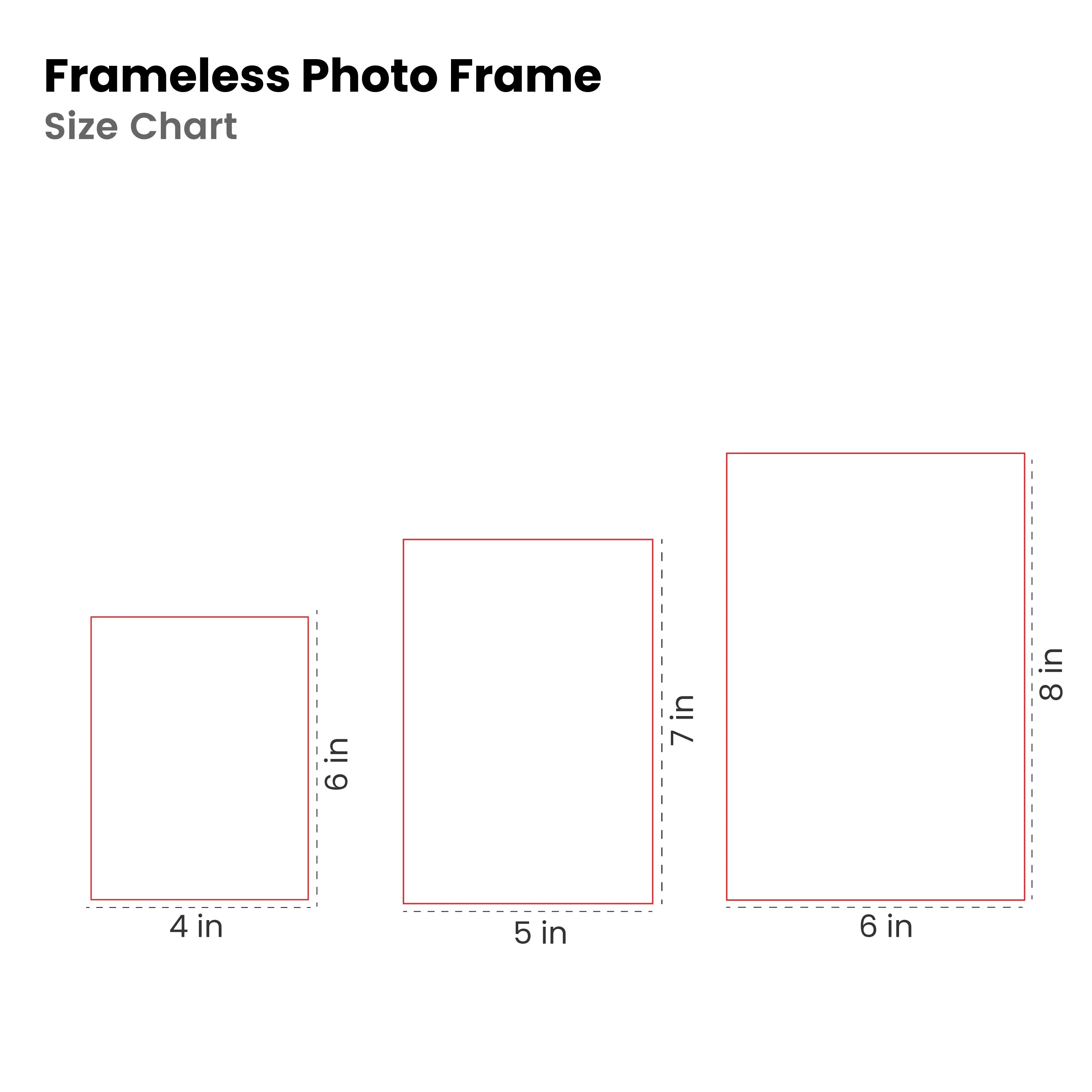 Frameless Photo Frames