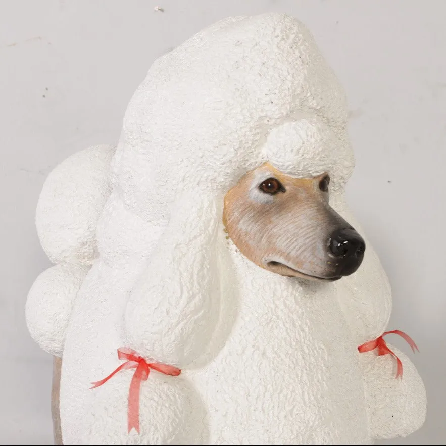 French Poodle Life Size Statue