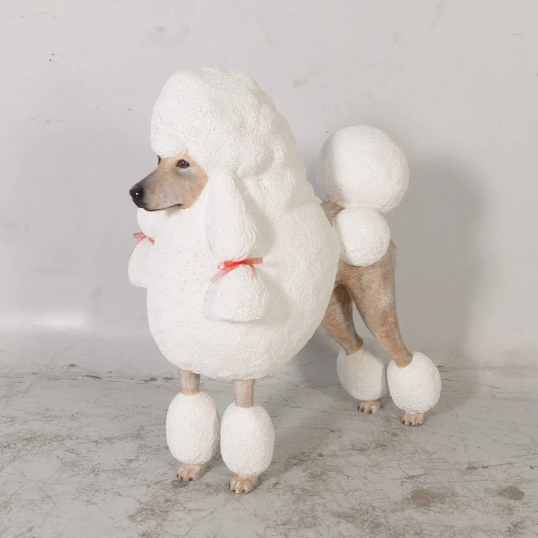 French Poodle Life Size Statue