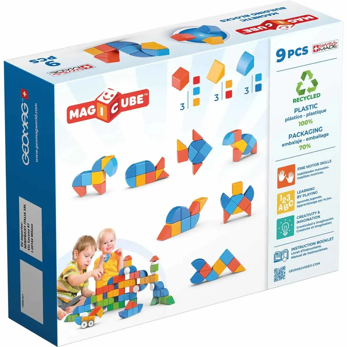 Geomag Magicube Building Blocks - 9 pcs