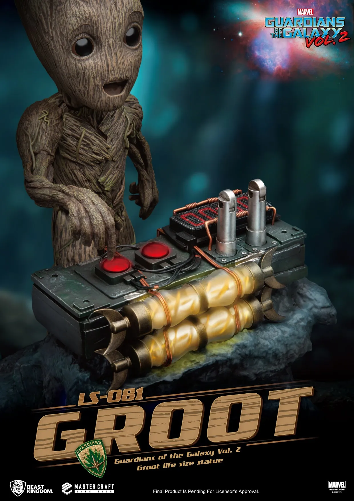 Guardians of the Galaxy Vol. 2 Baby Groot Master Craft Table Top Statue