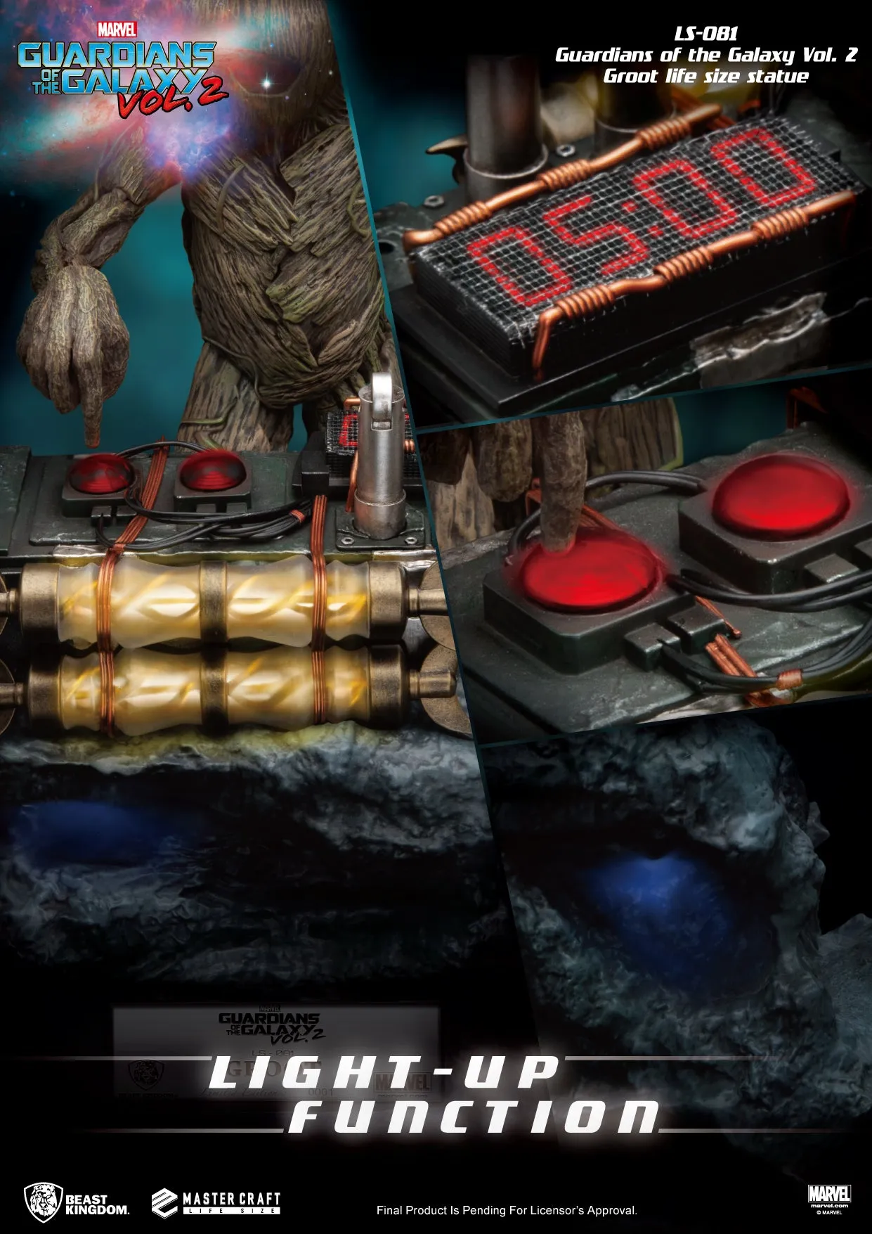 Guardians of the Galaxy Vol. 2 Baby Groot Master Craft Table Top Statue