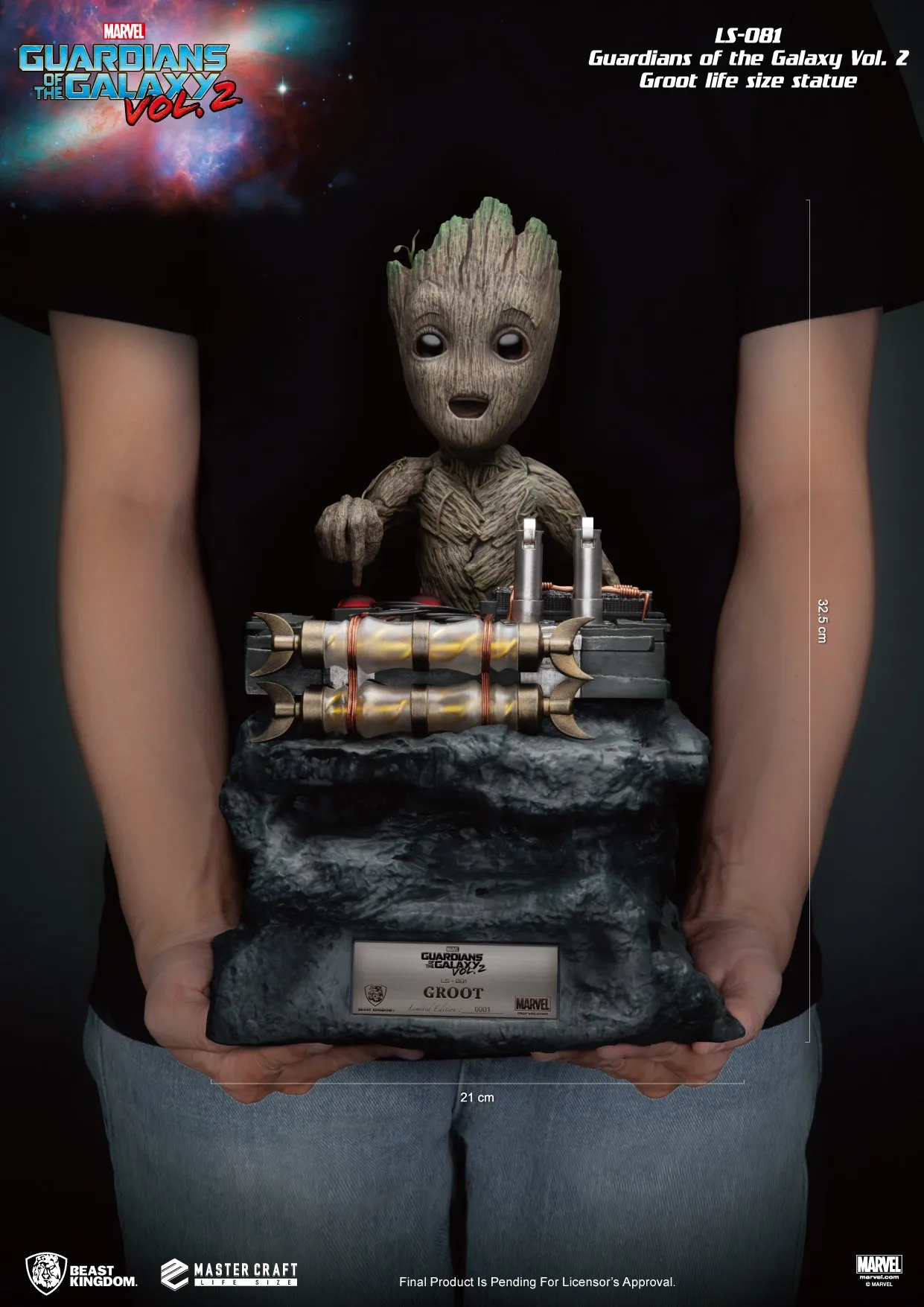 Guardians of the Galaxy Vol. 2 Baby Groot Master Craft Table Top Statue