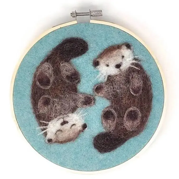 Hoop Needle Felting Craft Kits