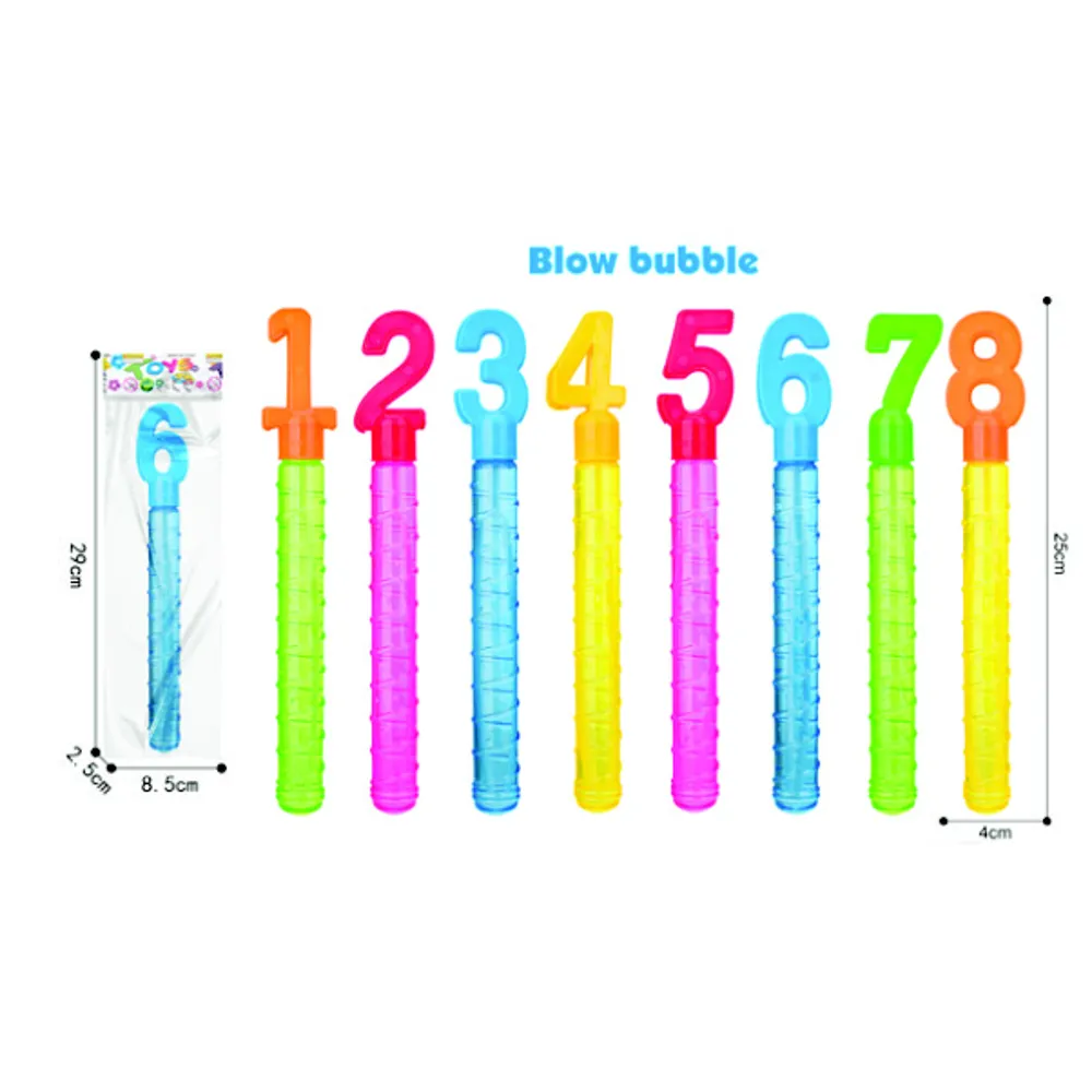 Huada Blow Bubble with Numbers 29cm