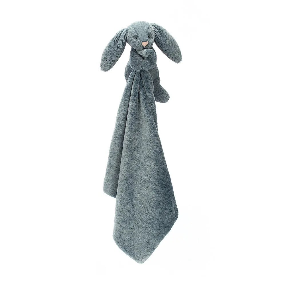 Jellycat Bashful Dusky Blue Bunny Soother - Personalisation Available