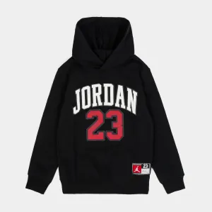 Jersey 23 Pullover Grade School Hoodie (Black/Red)