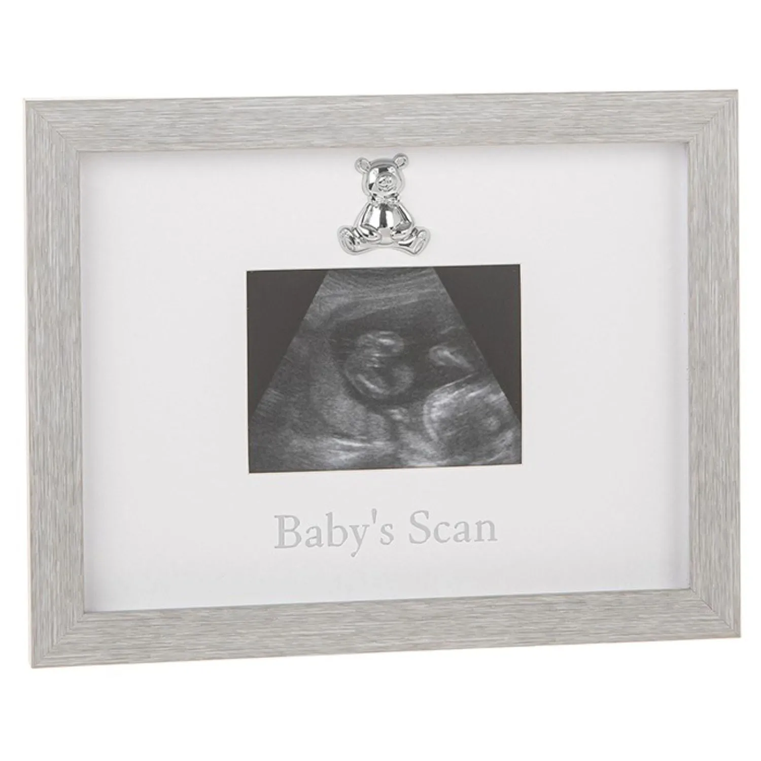 Joe Davies 4"x 3" Grey Modern Baby Scan Frame - 296048