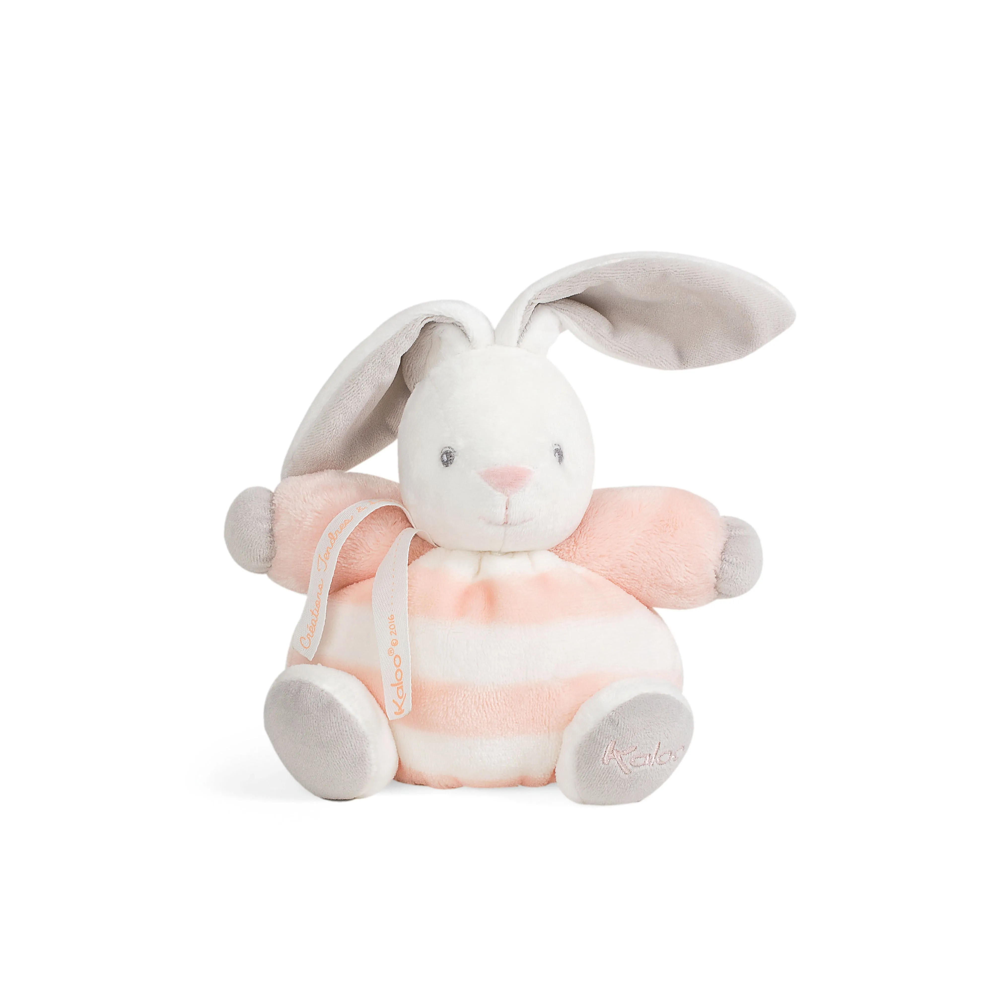 Kaloo Bebe Pastel Chubby Rabbit Peach and Cream Small