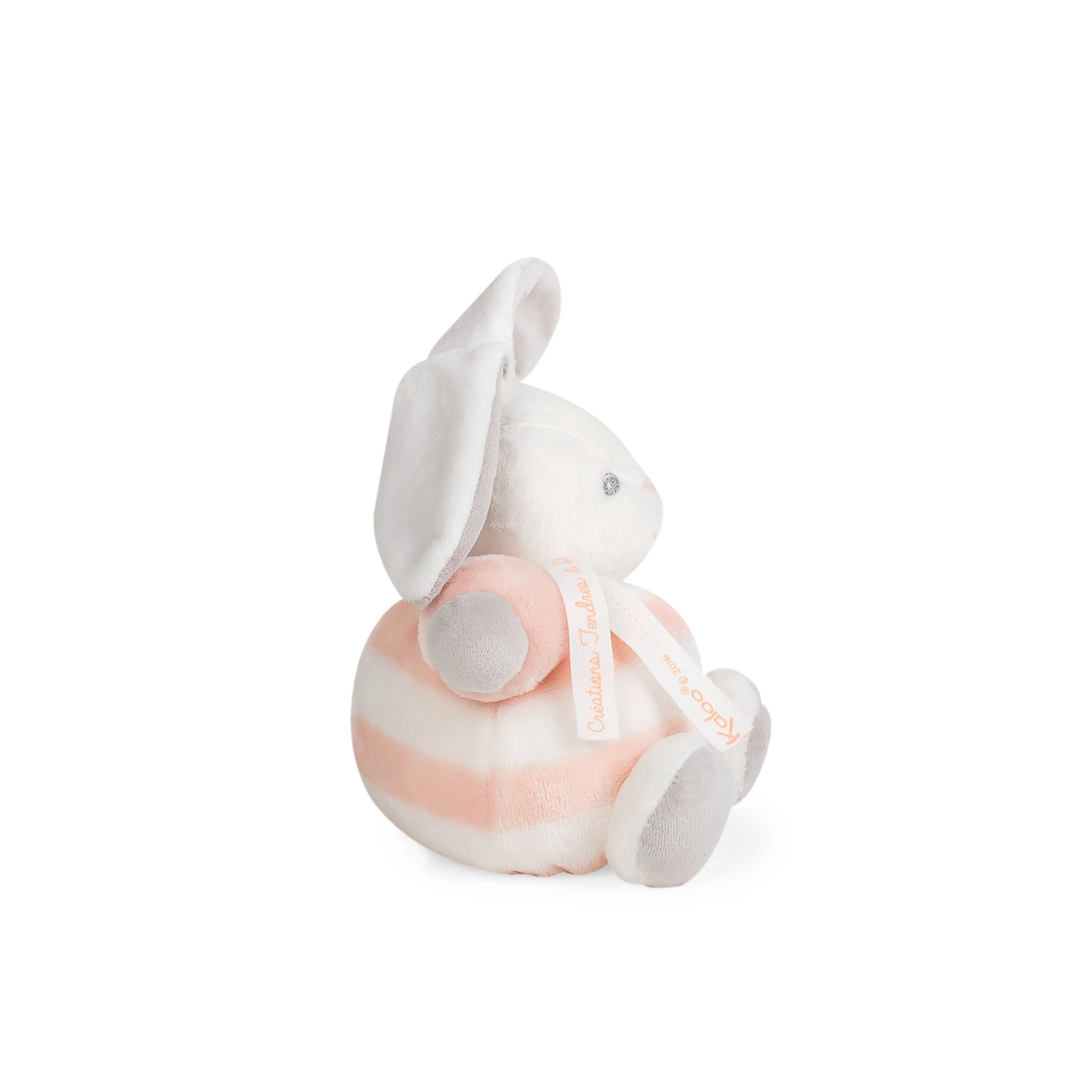 Kaloo Bebe Pastel Chubby Rabbit Peach and Cream Small