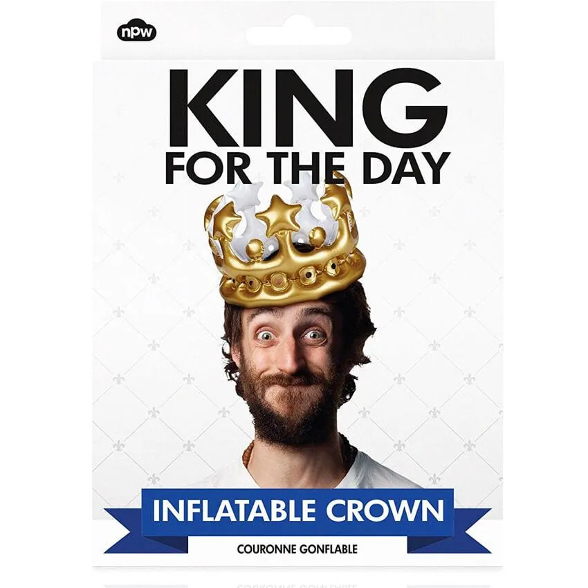 King for the Day Inflatable Crown