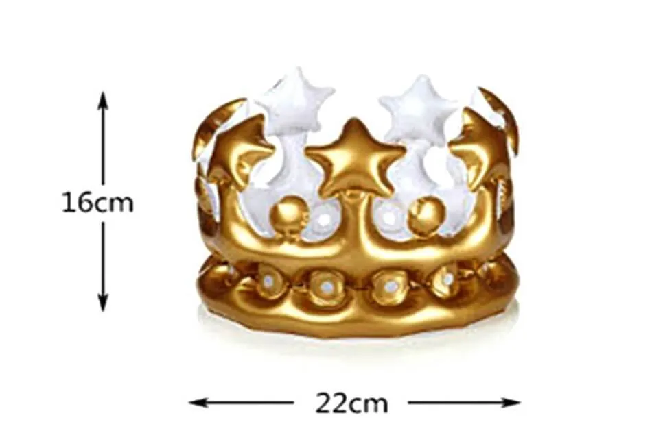 King for the Day Inflatable Crown