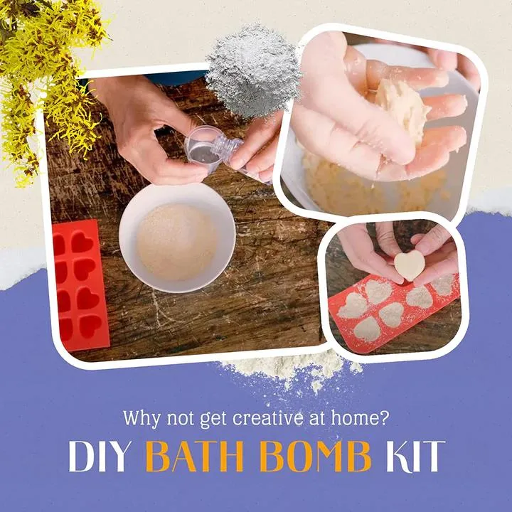 Kiss Naturals DIY Bath Bomb Kit for Kids